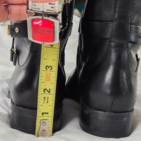 Michael Kors EUC logo winter boots 8 black brown - Picture 15 of 17